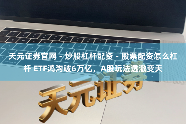 天元证券官网 - 炒股杠杆配资 - 股票配资怎么杠杆 ETF鸿沟破6万亿，A股玩法透澈变天
