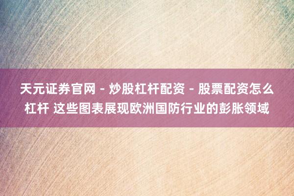 天元证券官网 - 炒股杠杆配资 - 股票配资怎么杠杆 这些图表展现欧洲国防行业的彭胀领域