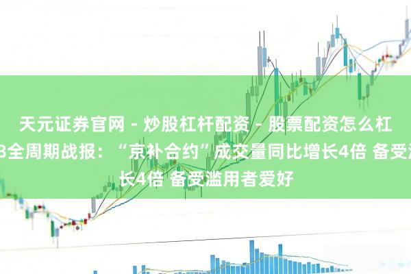 天元证券官网 - 炒股杠杆配资 - 股票配资怎么杠杆 京东618全周期战报:“京补合约”成交量同比增长4倍 备受滥用者爱好
